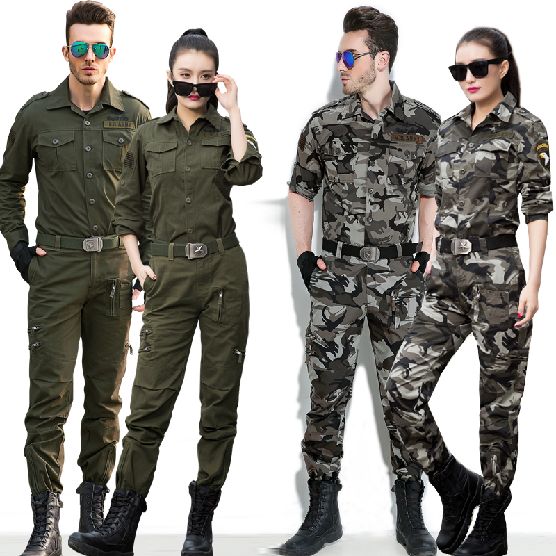 Фото одеть в военную форму USD 171.29 new spring autumn women's fashionable camouflage suit slim military t