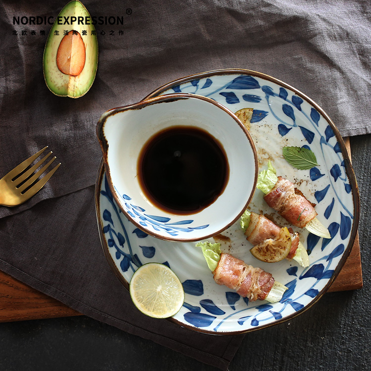 NDP dishes creative household utensils contracted the use Japanese hand - made ceramics glaze under snack GT - WA521-3