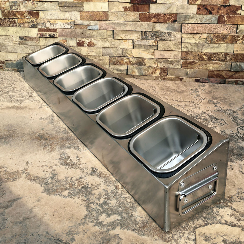 New Style Seasoning Jar with Compartments, Stainless Steel Seasoning Rack, Seasoning Box, Commercial Barbecue All-In-One Seasoning Box New Style Seasoning Jar with Compartments, Stainless Steel Seasoning Rack, Seasoning Box, Commercial Barbecue All-In-One Seasoning Box