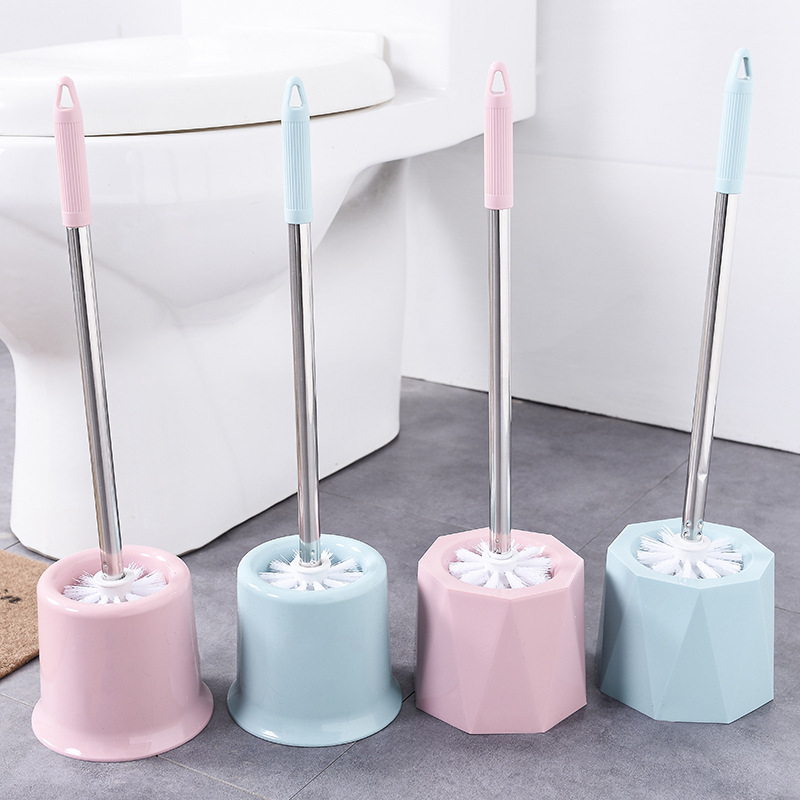 Makeup Room Stainless Steel Toilet Brushed Toilet Brush Long Handle Wash Toilet Brush can hang with base clean toilet brush