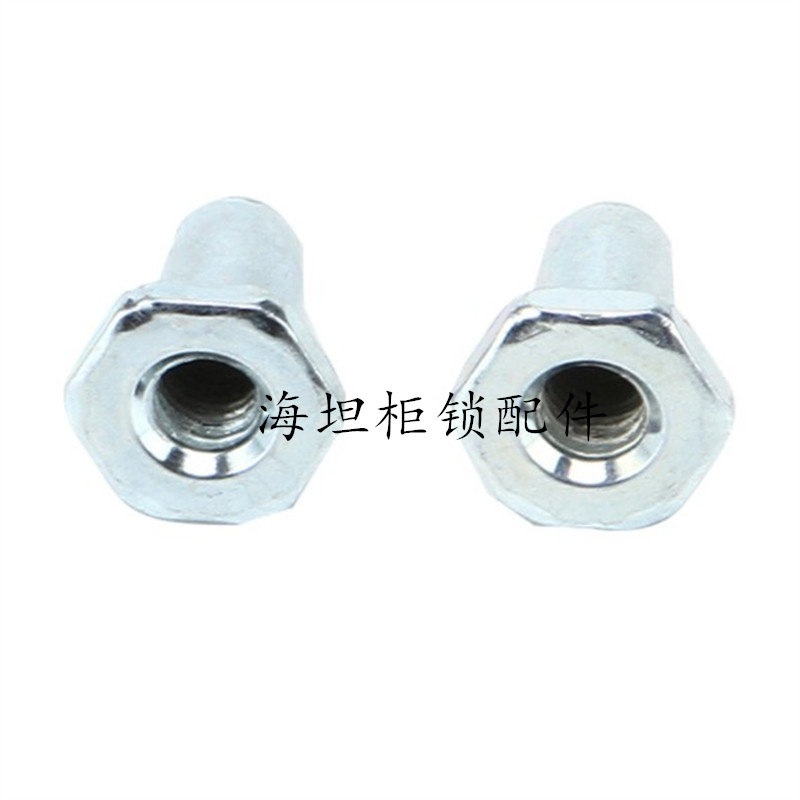 Weitu cabinet accessories hollow nut strengthens bar nut PS cabinet accessories RP-013 tube nut hexagonal cap head
