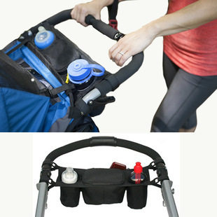 Baby stroller Rear hanging tray Hanging bag Portable cup bag Bottle bag Stroller storage bag Baby stroller accessories