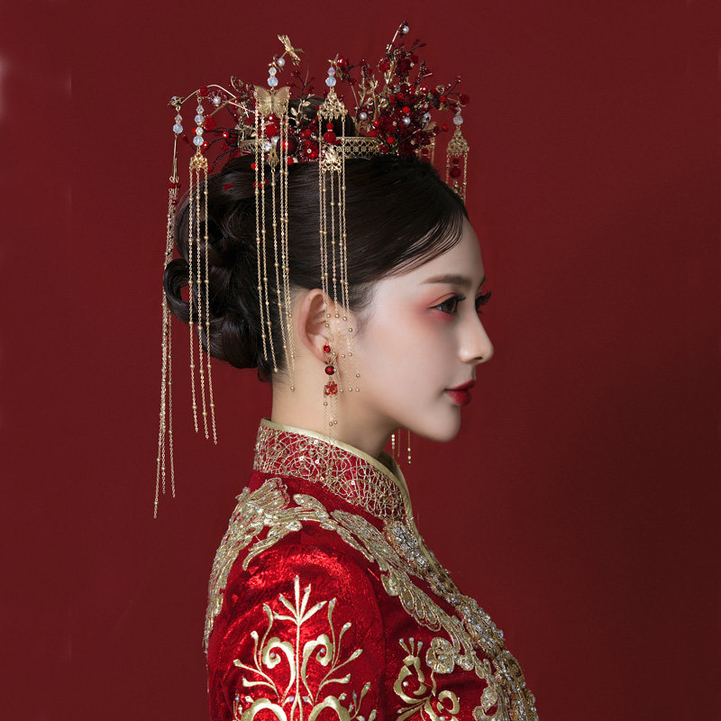 Bridal Show and Accessories Chinese Style Atmosphere 2022 New Wedding Show and Costume Grand Wedding with Giant Wedding, Su Step Rocking Woman