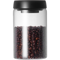 Coffee bean storage jar food grade glass bottle storage jar grain storage bottle vacuum sealed jar