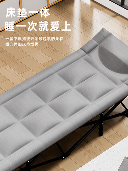 jie'anxi 점심 시간 접기 접이식 침대 싱글 침대 성인 사무실 낮잠 안락 레클리너 간단한 행진 침대 동반