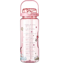 Jianxi Large Capacity Water Cup Large New 2024 Summer Girls Cup with Straw High Temperature Resistant Sports Kettle