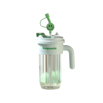 Jianxi water cup large large capacity cup with straw for girls 2024 new high temperature resistant plastic kettle summer