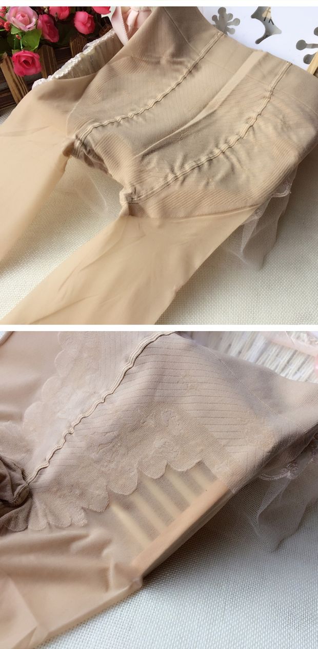 Cai Anfen nhung chống móc quần lót mùa hè bikini siêu mỏng bất kỳ cắt vớ nữ tất bếp 7252 tất cao cổ nam