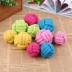 New Candy Color Pet Cotton Rope Dệt Ball Dog Toy Teddy Bear Bear Molar Bites Cat Toy tháp đồ chơi cho mèo Mèo / Chó Đồ chơi