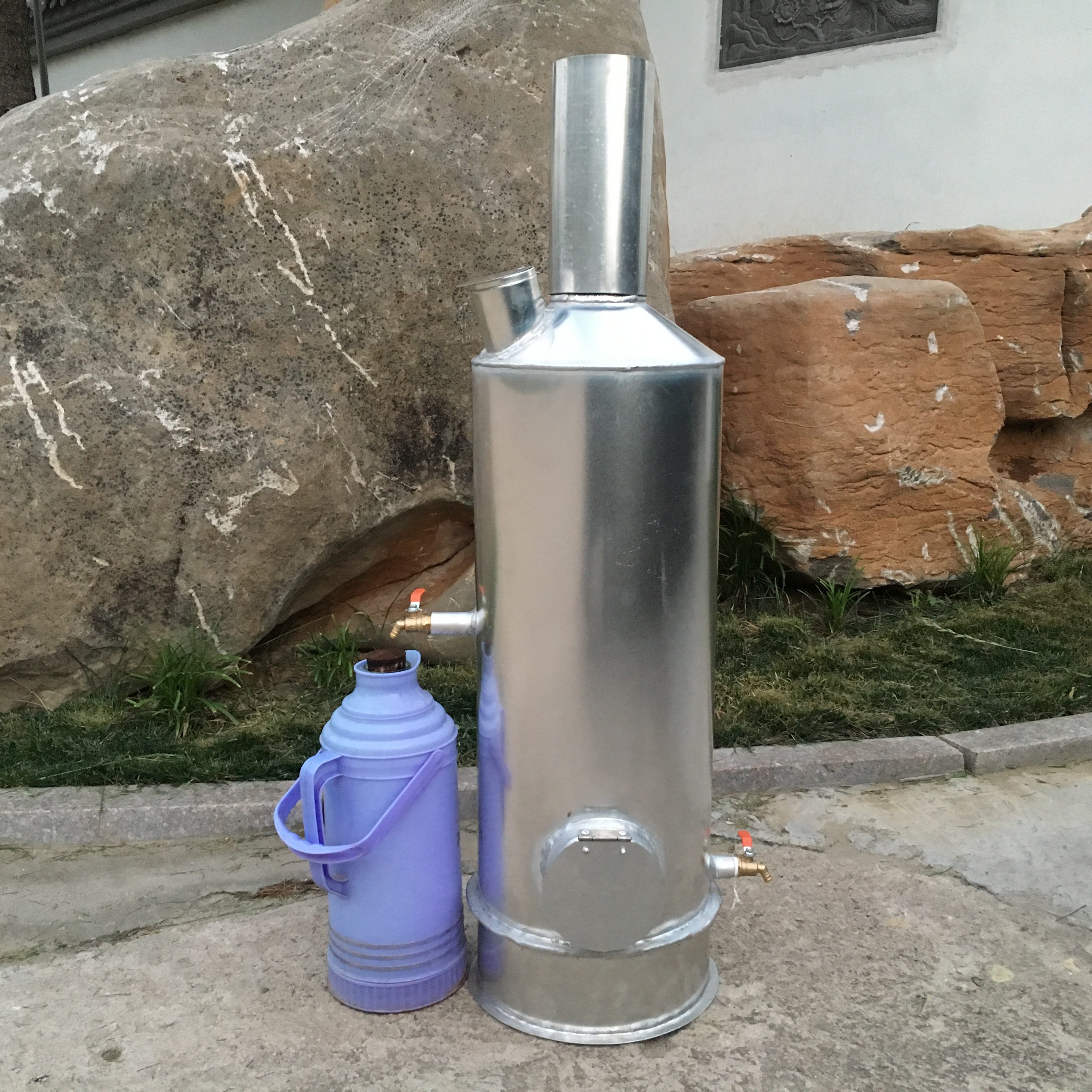 All aluminum household water heater tea stove Wood stove Outdoor water kettle Small boiler Non-electric kettle water kettle artifact