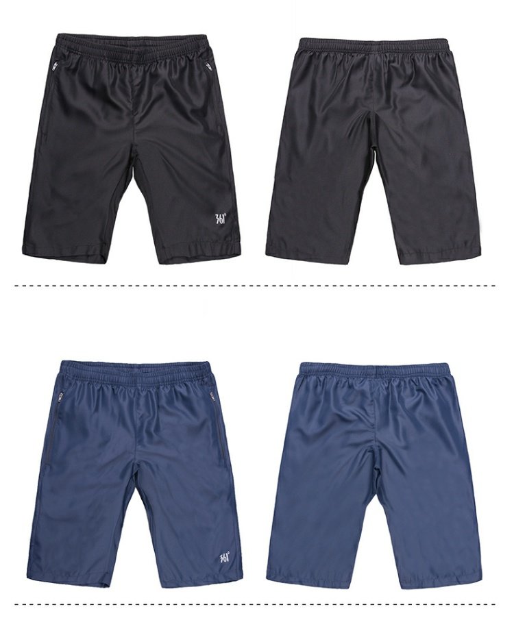 361 bộ đồ thể thao nam mùa hè quần short ngắn tay khô nhanh hai mảnh 361 độ thương hiệu quần áo thể thao nam - Thể thao sau quần áo bộ thể thao nam