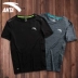 Anta T-shirt nam ngắn tay đích thực mùa hè nam thoáng khí thể thao nửa tay chạy quần áo thể dục nam áo đen áo ba lỗ adidas nam Áo phông thể thao