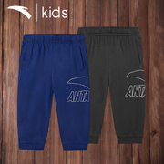 Anta Childrens Quần nam Bảy quần mùa hè Big Kids Quần bó sát Mens Shorts Official Flagship Trang web chính thức Childrens quần.