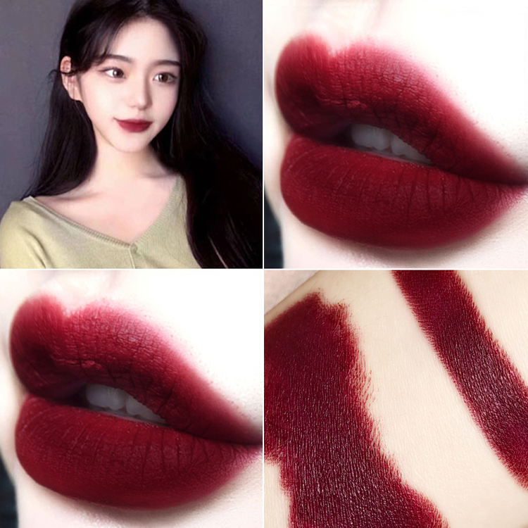 Màu mờ mờ nhung dì son thối màu cà chua dưỡng ẩm máu bò Mỹ giá rẻ thương hiệu son môi Pháp black rouge ver 6