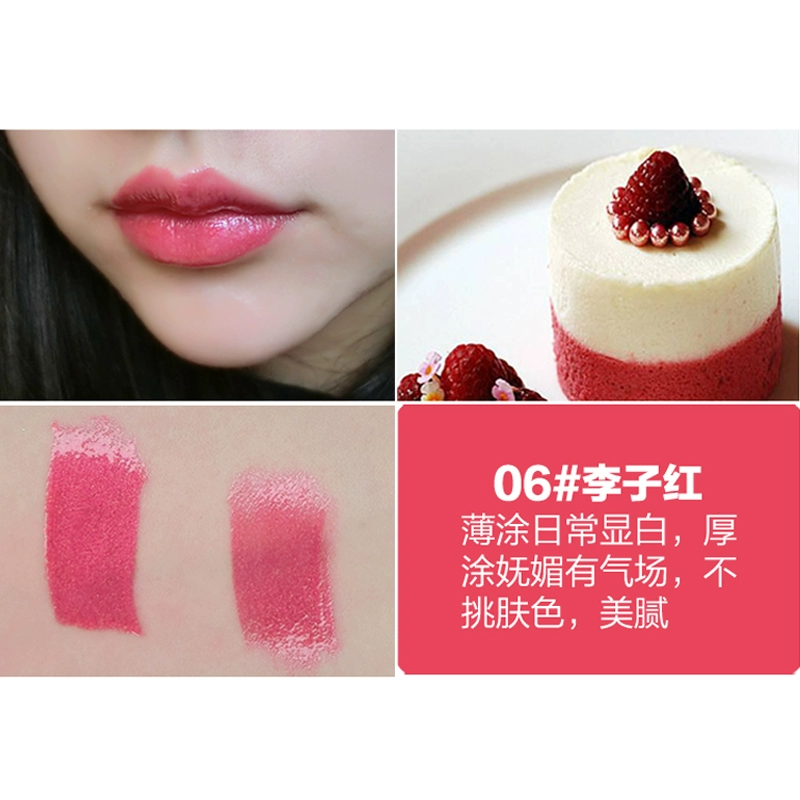 Nàng tiên cá Lip Pearl Pearl Nàng tiên cá sáng bóng Vàng Lip Lip Glaze Gold Powder Gold Golden Bưởi Lip Gloss Sand - Son bóng / Liquid Rouge