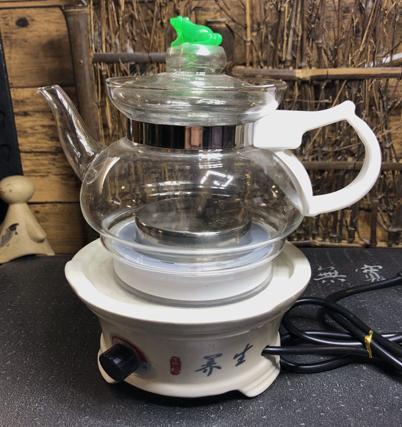 Pottery Furnace Teapot Electric Hot Glass Health Preserving Pot Boiling Kettle Boiling Water Stove Electronic Kung Fu Tea Making Stove