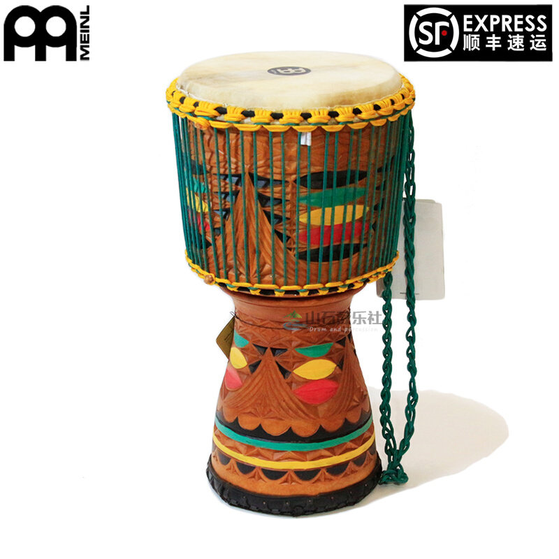 Shanshi drum music club MEINL Maier solid wood 12 inch African drum whole wooden hand drum playing level Ulla gift package