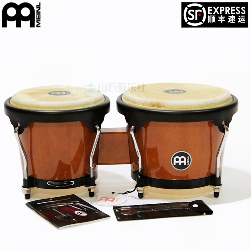 MEINL Meyer imports Haidrill Bongo tambourine maple wood primary color rubber wood BONGO HB100MA