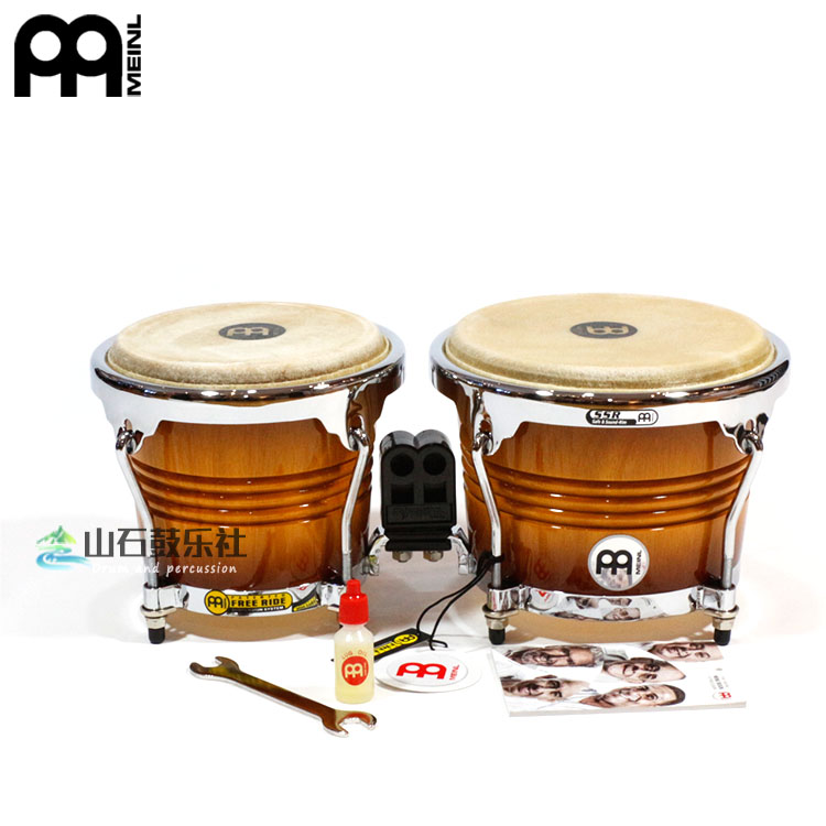 MEINL Mair imported rubber wood Bongo drum bongo bongo drum 6 3 4 inch 8 inch FWB200GAB