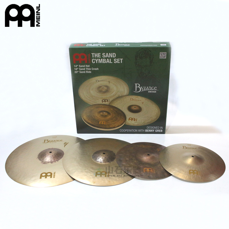Mountain Stone Drum Club Meinl Mell Byzance Vintage Benny Grey 4 slices of Costume Cymbal