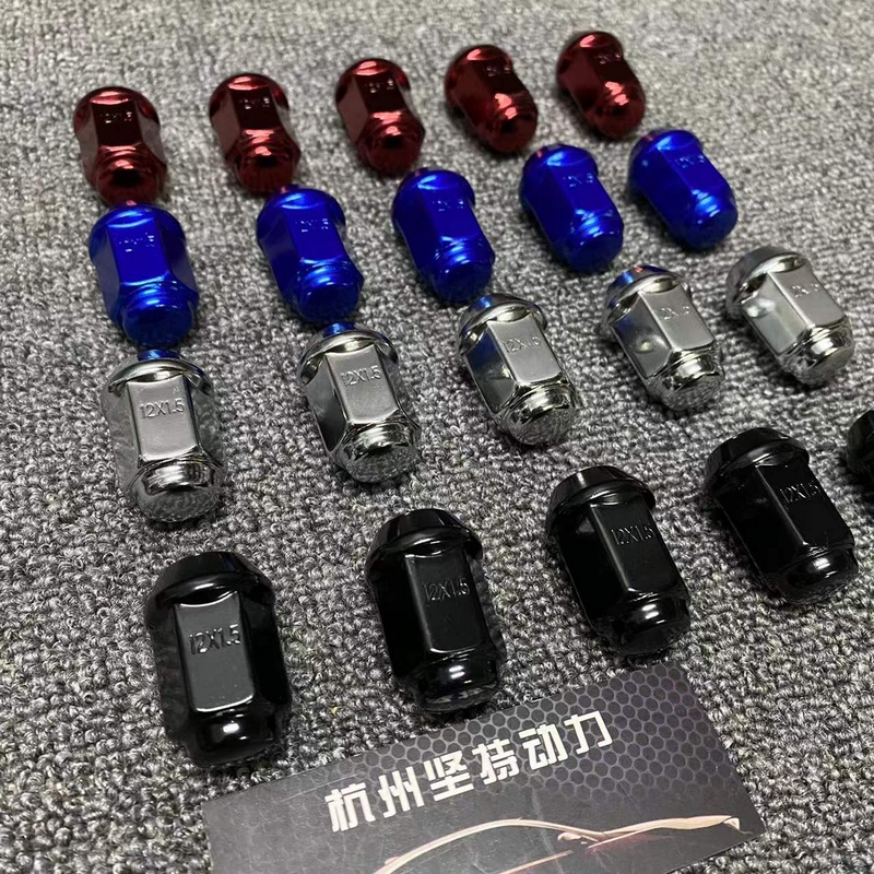 Suitable for Honda, Toyota and Other Japanese and American Cars, Wheel Hub Screws and Nuts with Tapered Ends, Original Tapered Surface Modified Wheel Hubs