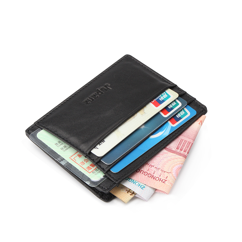 Special offer leather top layer cowhide men's card bag handmade small coin purse thin card holder bank card holder with multiple card slots