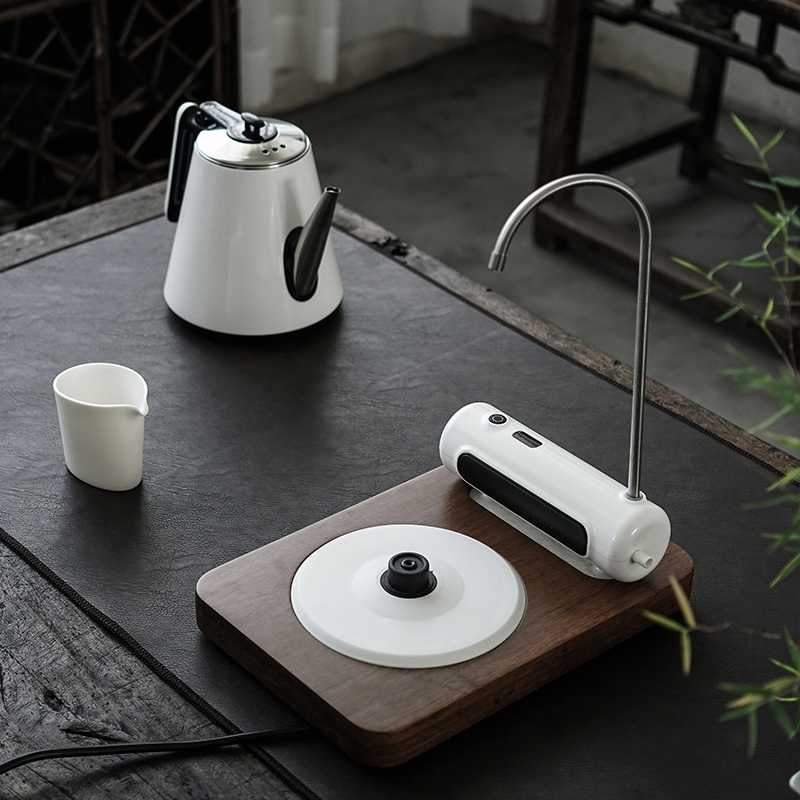Blank set electric ceramic tea stove Tea table tea automatic water household integrated pumping electromagnetic stove Electric kettle