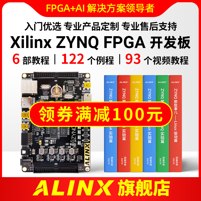 FPGA development board XILINX ZYNQ 7000 7010 7020 Black gold AI PYNQ Python ALINX