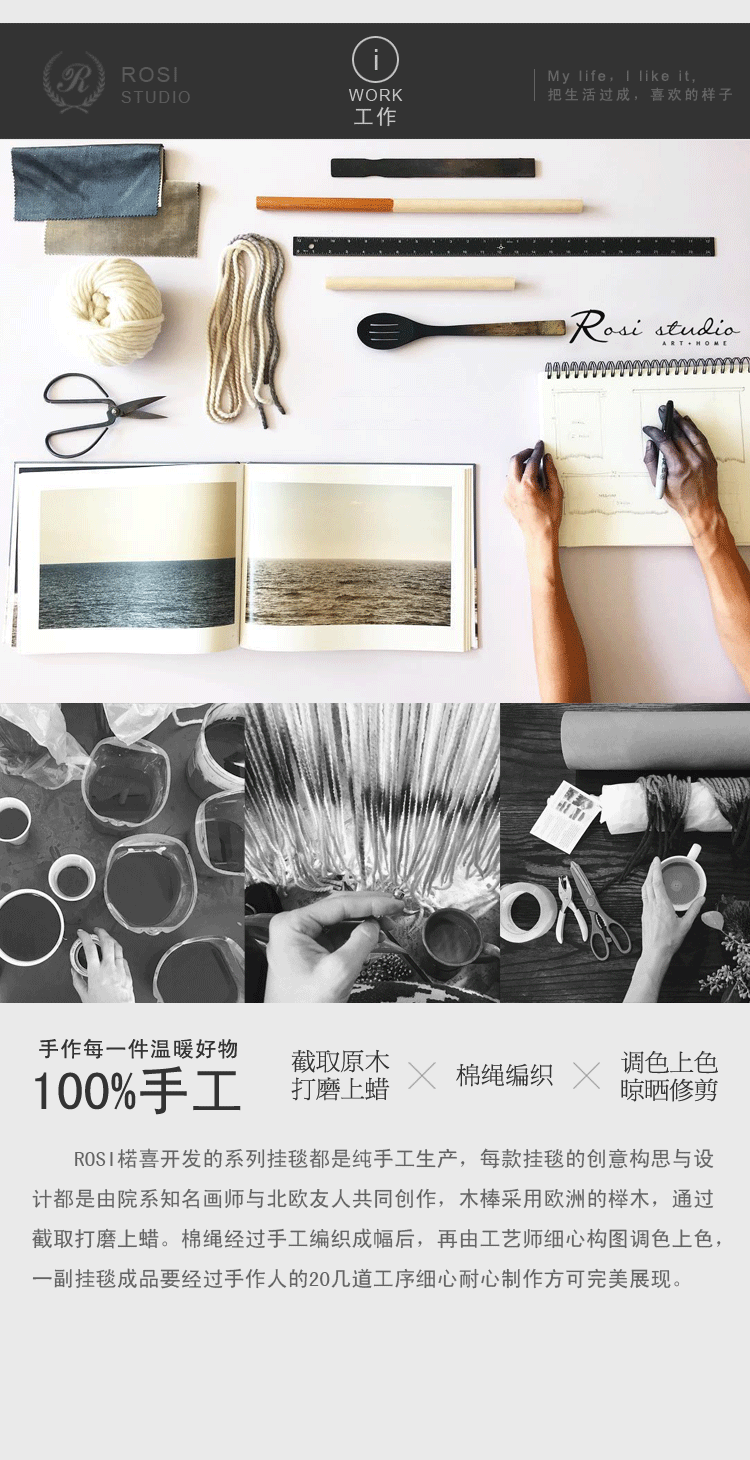 Rosi Ruo Xi ins với bức tranh tường đoạn dệt tấm thảm phòng ngủ bức tranh cạnh giường ngủ mô hình phòng mặt dây chuyền trang trí - Tapestry thảm treo tường phòng ngủ