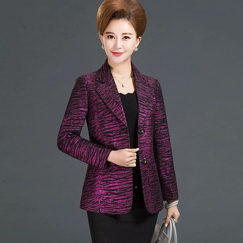 Áo khoác xuân nữ trung niên, áo khoác xuân thu cho mẹ trung niên, áo bà ba nhỏ, áo bà ba 35-45-50 tuổi - Business Suit