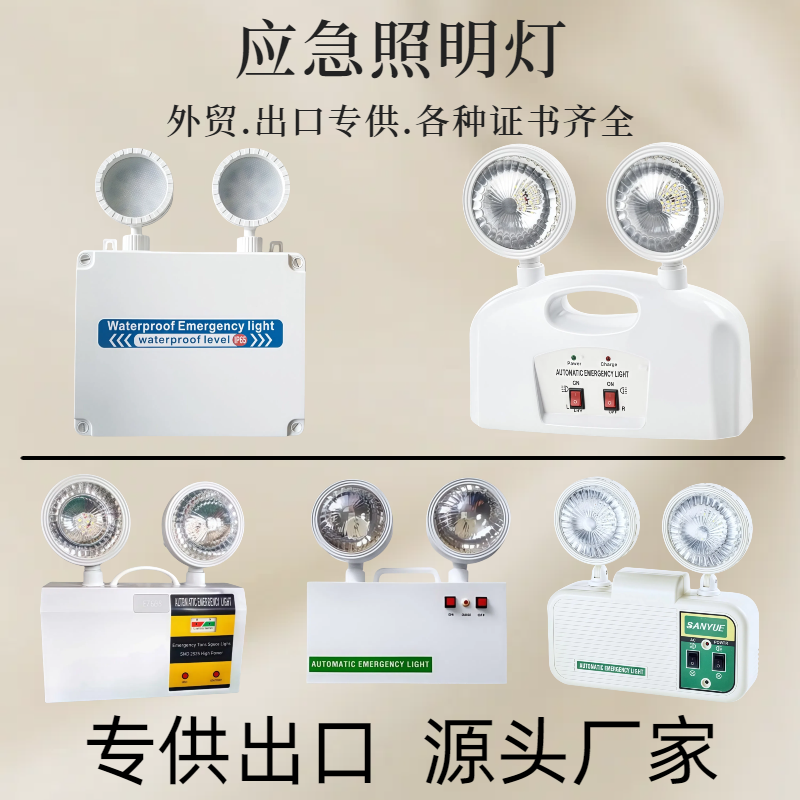 外国貿易安全出口標識灯 CeRosh 地下鉄緊急避難非常照明 3W 表示標識灯