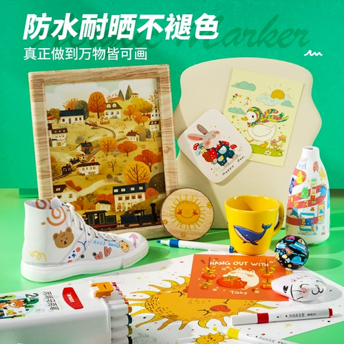 Polaroid, акрил, художественный микрофон для школьников, полупрозрачные детские цветные карандаши для детского сада, водонепроницаемая акварель, мелки, можно стирать, граффити, DIY