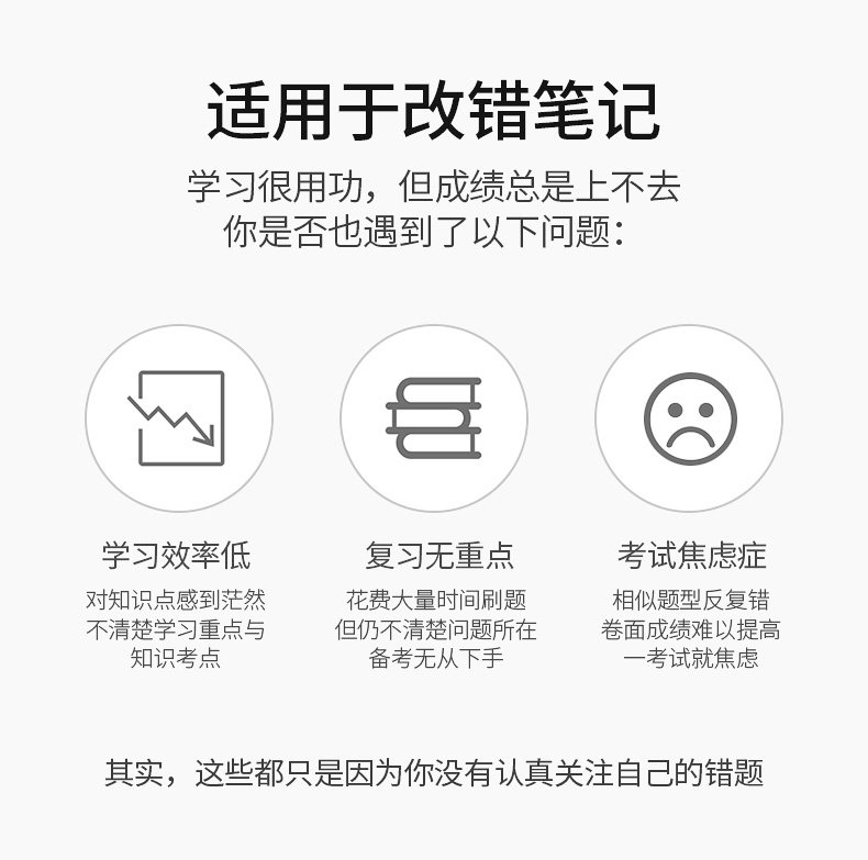 晨光错题本16K学科本笔记本子加厚48/100张 APYFCC95 晨光错题本16K学科本笔记本子加厚48/100张 APYFCC95