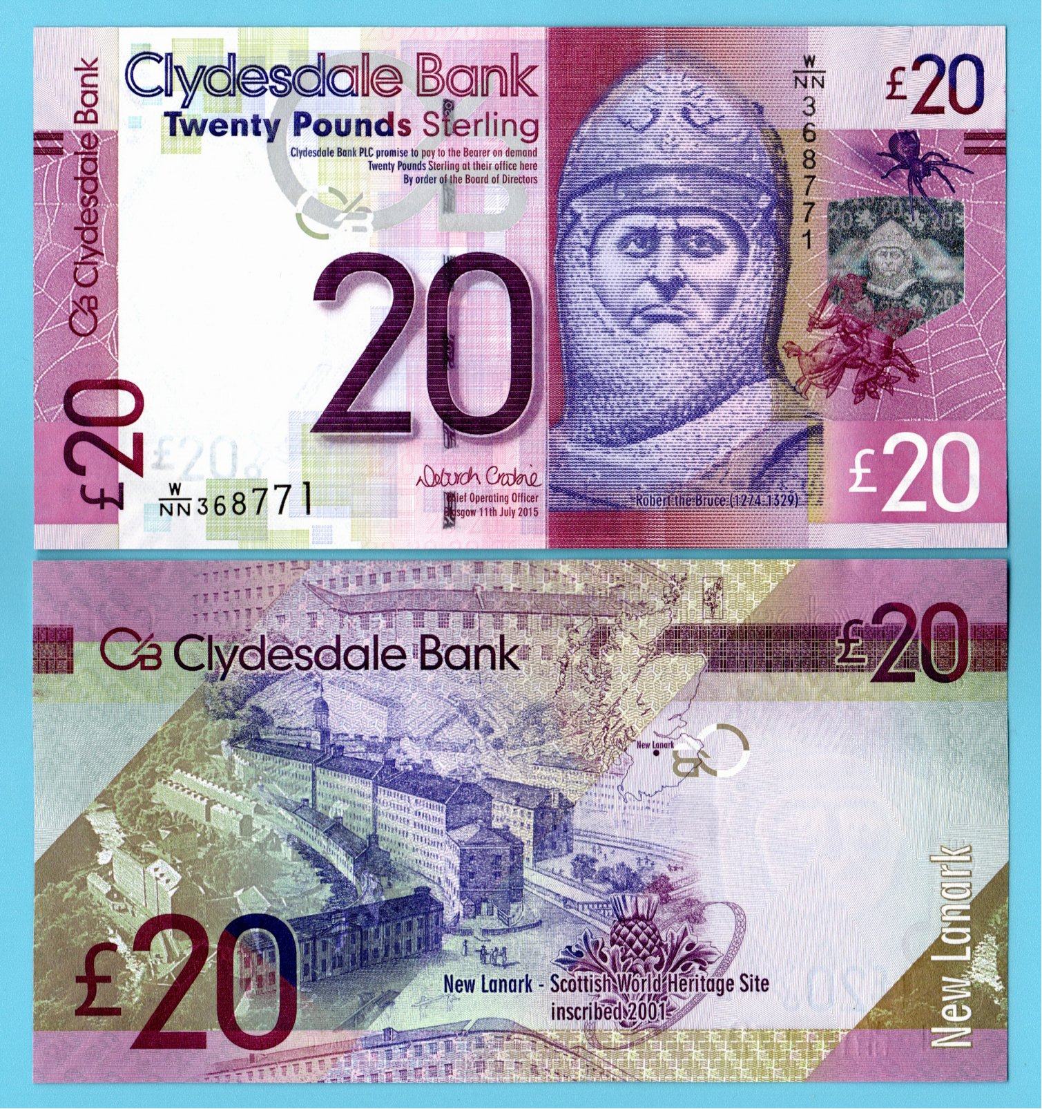 Scottish 2015 edition of the 20 pound P-229Kd