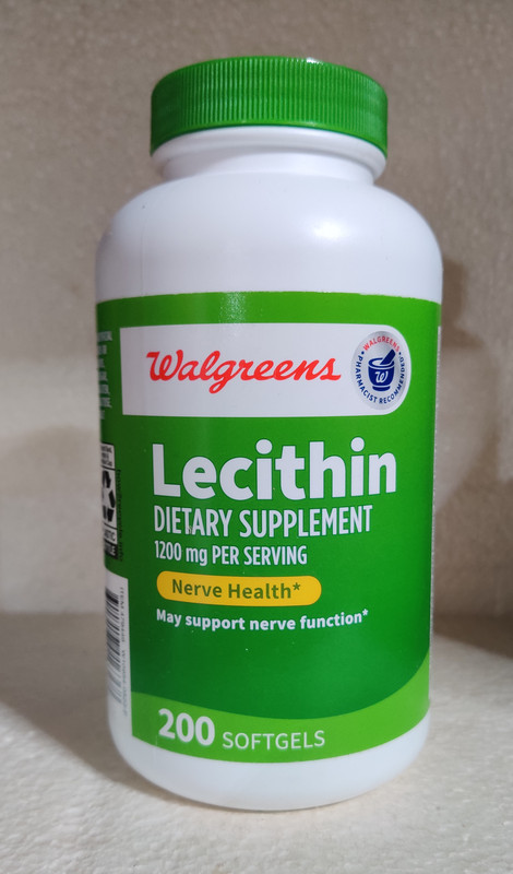 Walgreens Soy Lecithin Capsules 1200Mg*200 Capsules from the United States