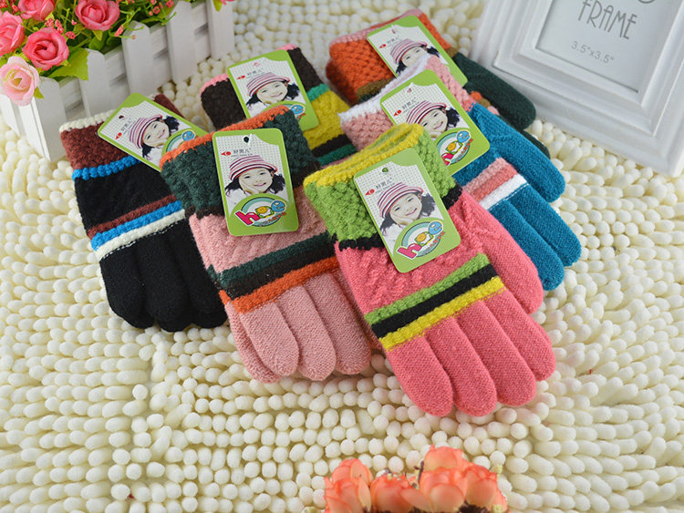 Gants pour fille en cachemire - Ref 2150551 Image 6