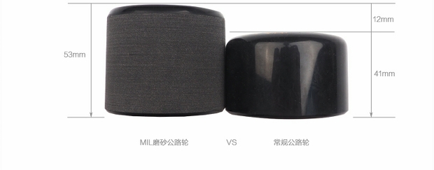 MADE IN LOVE đường trượt bánh xe cá nhỏ ván bánh xe ván dài bảng bánh xe 65 hồi phục cao 78A - Trượt băng / Trượt / Thể thao mạo hiểm giày thể thao patin