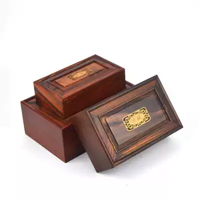 Red sour branch jewelry box wooden storage box red sour branch solid wood seal box jewelry jewelry jewelry box