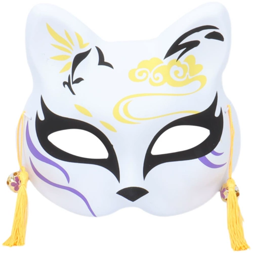 Окрашенная японская маска, ханьфу в стиле древности, выпускной вечер, косплей