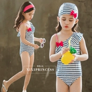 Đồ bơi bé gái nữ kho báu 0-1-2-3-4-5-6 tuổi Đồ bơi trẻ em bé gái kết hợp áo tắm bé gái công chúa dễ thương