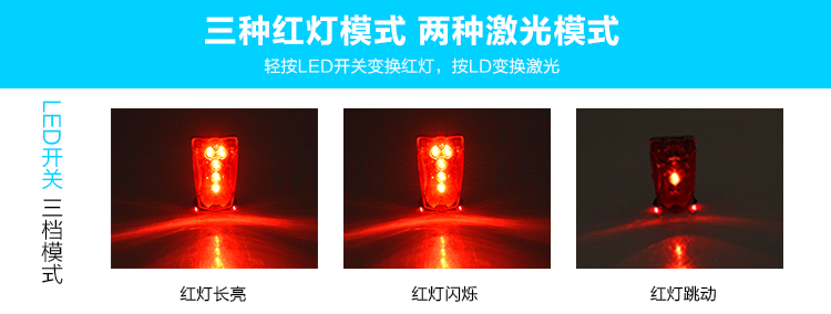 Eclairage pour vélo AISONG - Taillights - Ref 2404555 Image 9