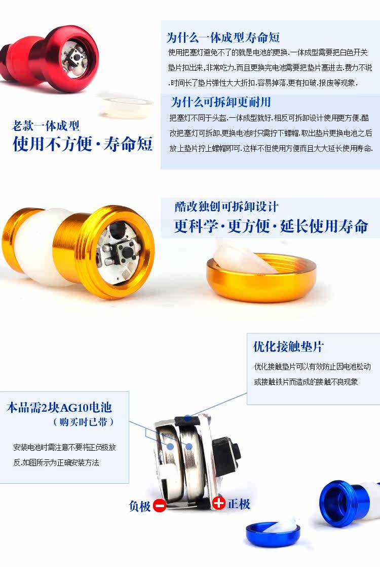 Eclairage pour vélo AISONG - Ref 2398981 Image 11