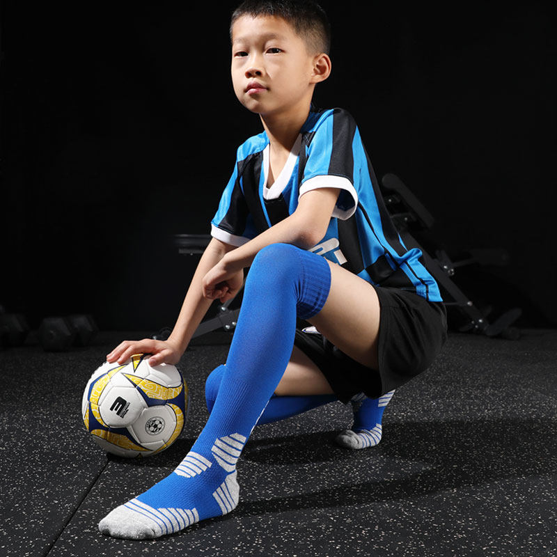 Zhida Ida Professional Children Football Socks Juvenile Boy Over Knee Long Cylinder Breathable Towel Bottom Sports Training Socks-Taobao