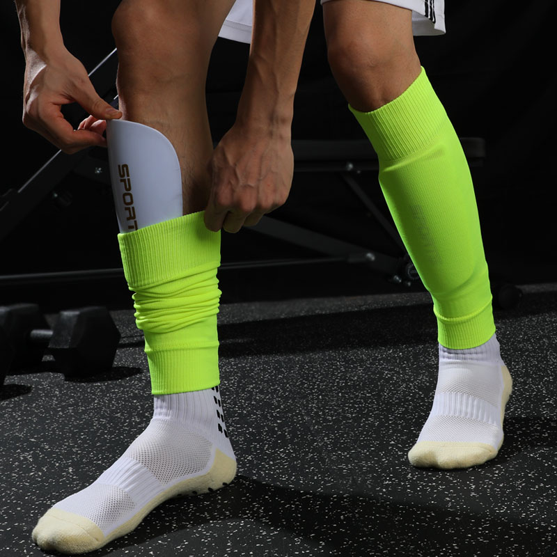 ZHIDA football socks set male and female leg guards fixed socks tube children's bottomless socks insert plate protects calf guards