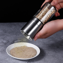 Home Manual Pepper Powder Grinding Machine 304 Stainless Steel Kitchen Pepper Black Pepper Sesame Sea Salt Grinding Bottle