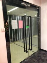 Kenderki door handle square tube stainless steel glass door handle black wooden door pull handle push-pull shifting door lifting handle