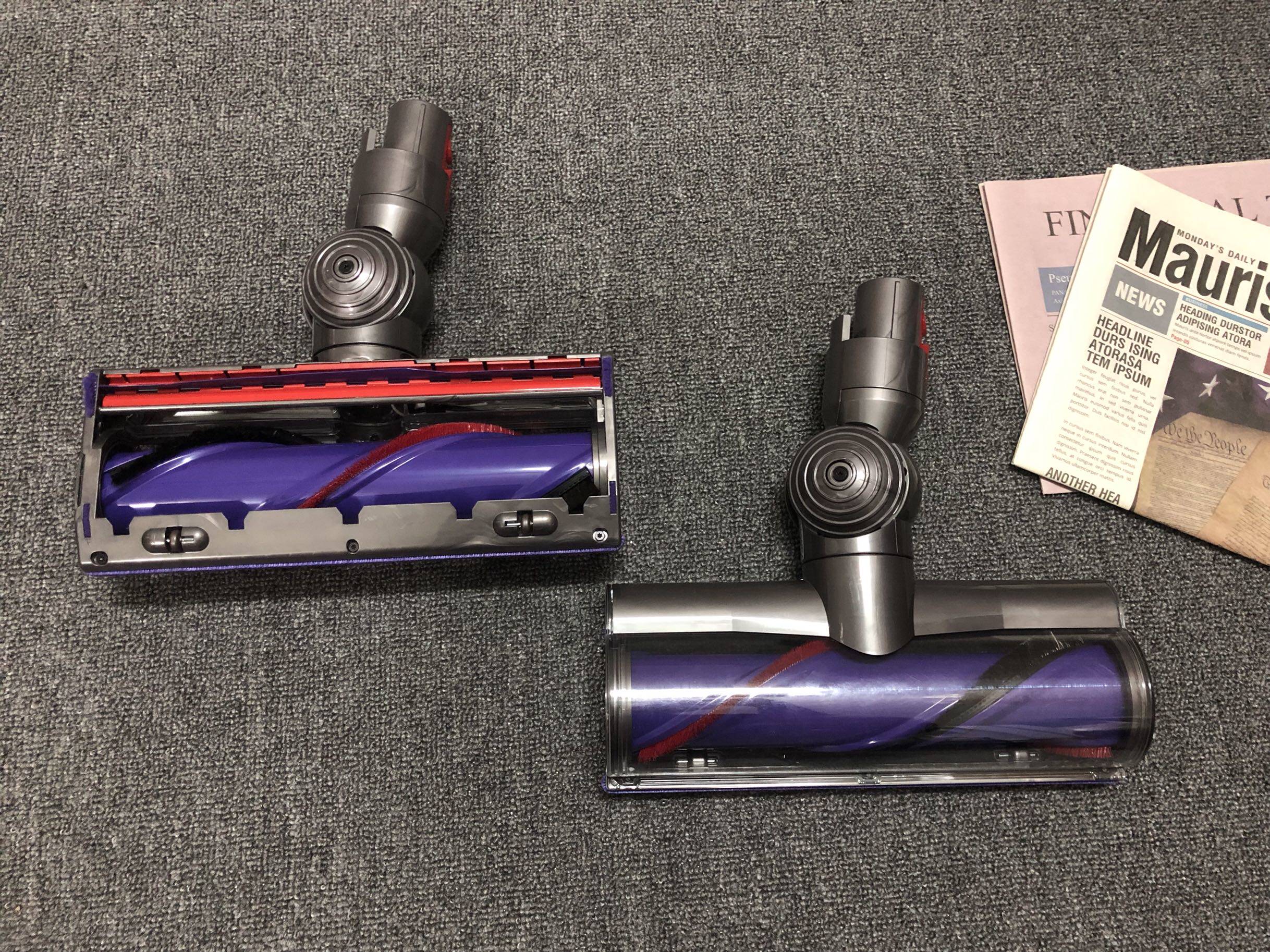 Dyson Dyson vacuum cleaner V8 V10 V11 carbon fiber direct drive turbo suction head carpet special direct drive suction head - Taobao