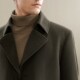 Qipai Woolen Coat Men's 2023 Winter Thick Business Casual Lapel Coat Woolen Mid-Length