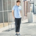 Thương hiệu áo sơ mi nam POLO ve áo ngắn tay áo thun kinh doanh nam thanh lịch Slim 2018 mới áo polo đồng phục Polo