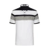 Thương hiệu áo thun cotton tay ngắn cotton kẻ sọc cotton áo thun nam xu hướng kinh doanh ngắn tay nam 2018 mới polo trắng Polo